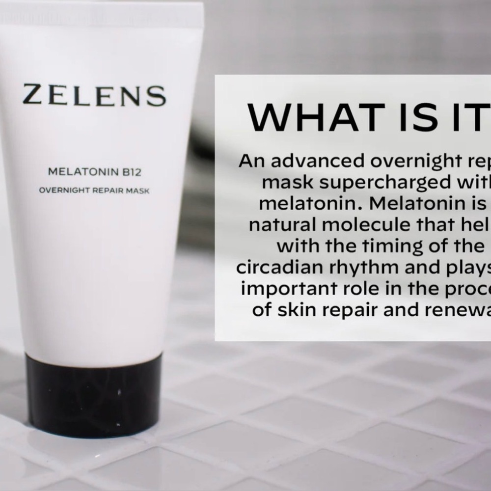 Zelens Melatonin B12 Overnight Repair Mask - SEALED